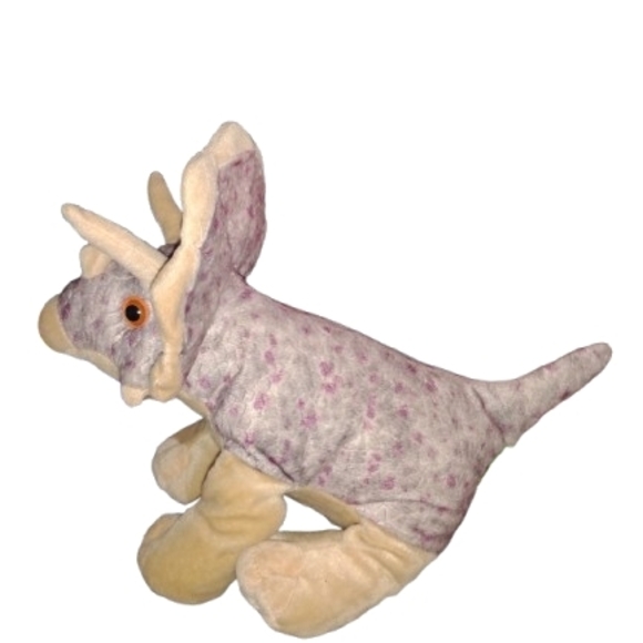 Wild Republic Triceratops Plush Dinosaur Stuffed Animal Plush Toy 12" Inch - Picture 2 of 7